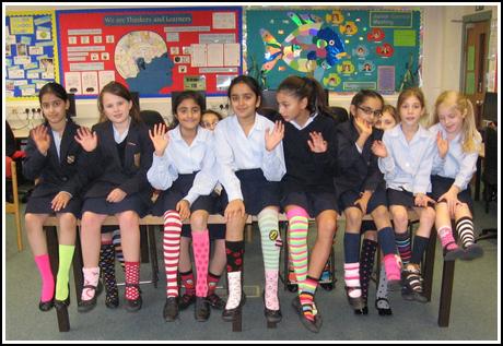 Mad socks day for Children in Need
