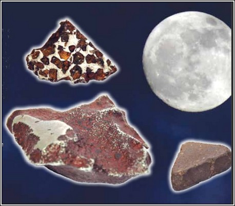 Some of the meteorite samples