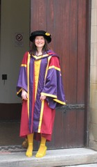 Anne at her PhD Graduation Ceremony