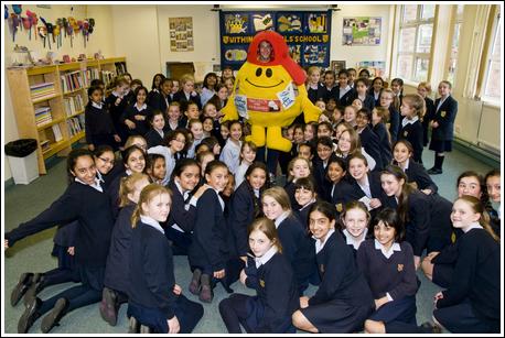 Visit from Mr Happy!