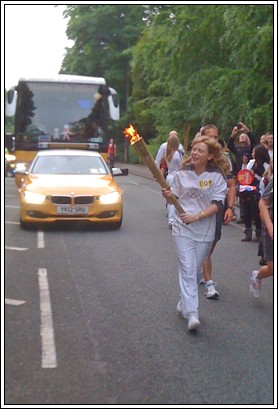 Sasha and the Olympic Torch